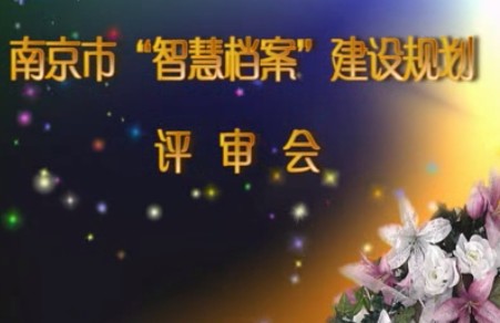 南京市“智慧檔案”建設規劃評審會